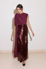 Load image into Gallery viewer, Fauna Dress with Skirt Maroon