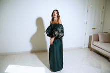 Load image into Gallery viewer, The Signature Palm Tree Dress - Off-Shoulder