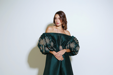 Load image into Gallery viewer, The Signature Palm Tree Dress - Off-Shoulder